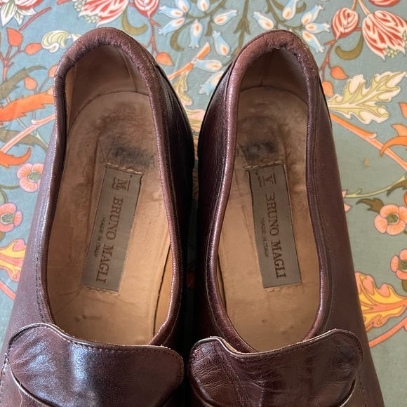 Bruno Magli Leather Loafers - Picture 5 of 9